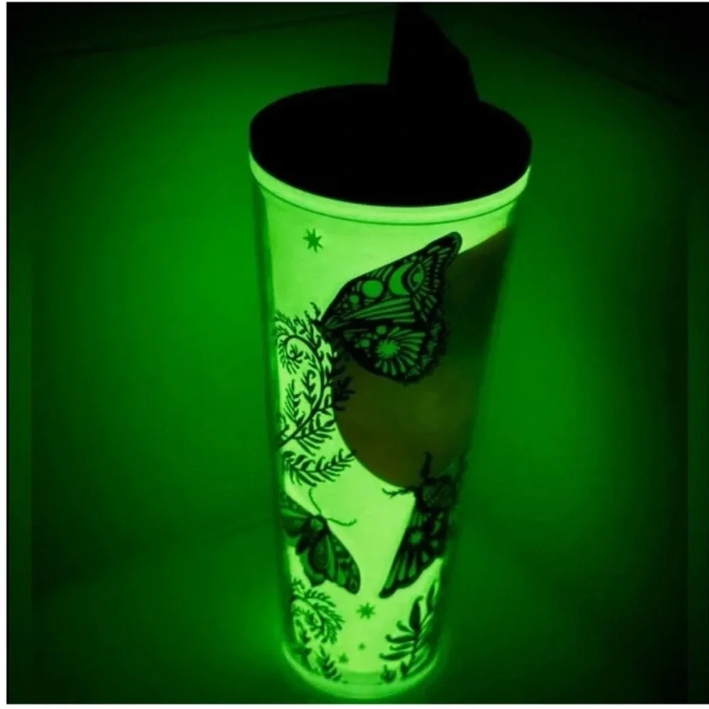 Starbucks Halloween 2025 Moth Moon Glow In The Dark Tumbler 24oz‎ NEW